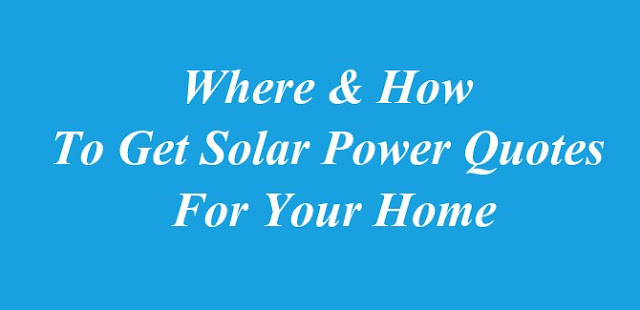 Solar Power Quotes