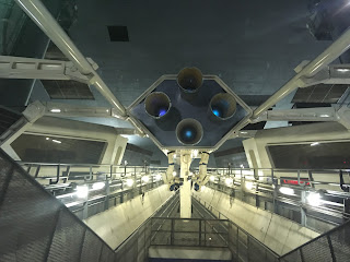 Lights On Space Mountain Peoplemover Tomorrowland Disney World