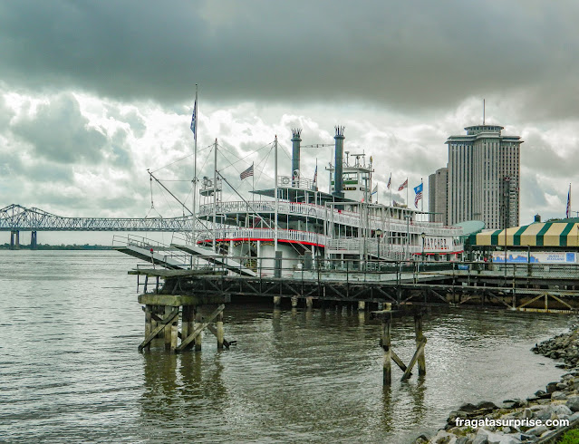 Nova Orleans, barco a vapor Natchez