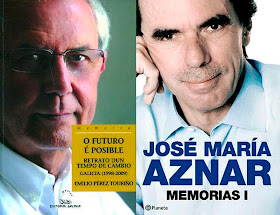 Emilio Pérez Touriño y José María Aznar publican memorias