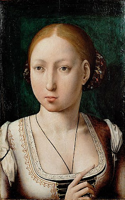 Retrato de Juana I-(Juan de Flandes). Juana la Loca ¿estaba loca? https://pinceladasdelpasado.blogspot.com