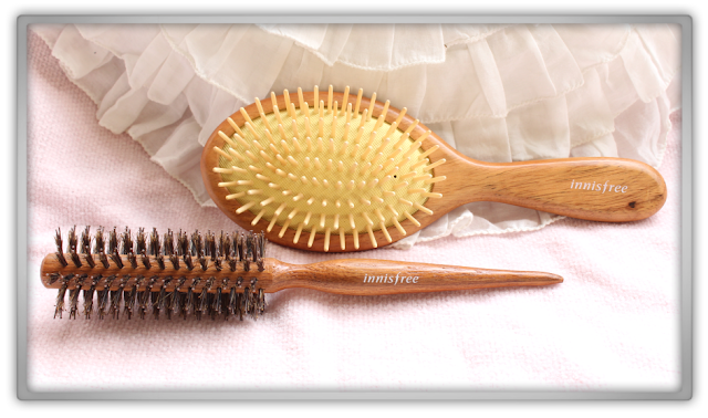 Cosmetic Love Etude House Innisfree Secret Key Haul paddle hair brush dry hair brush eco beauty tool