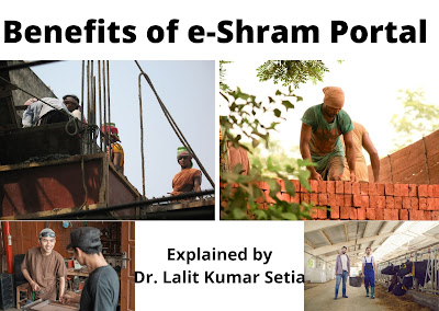 Benefits of e-Shram Portal