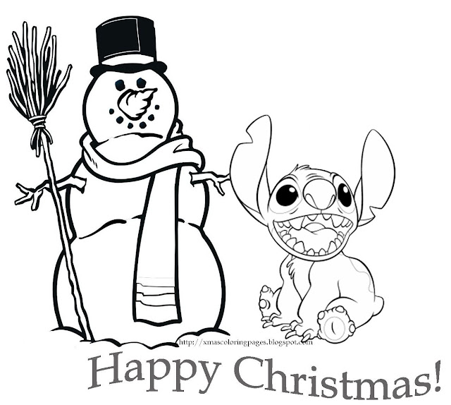 Easy to print Christmas coloring pages 2