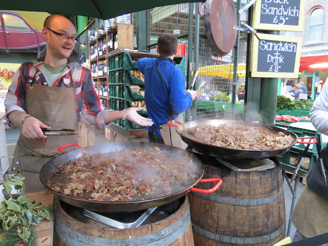 Borough market duck sandwich