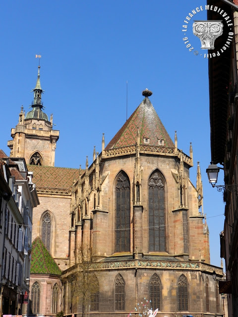 COLMAR (68) - Collégiale Saint-Martin (XIIe-XVe siècles) (Extérieur)