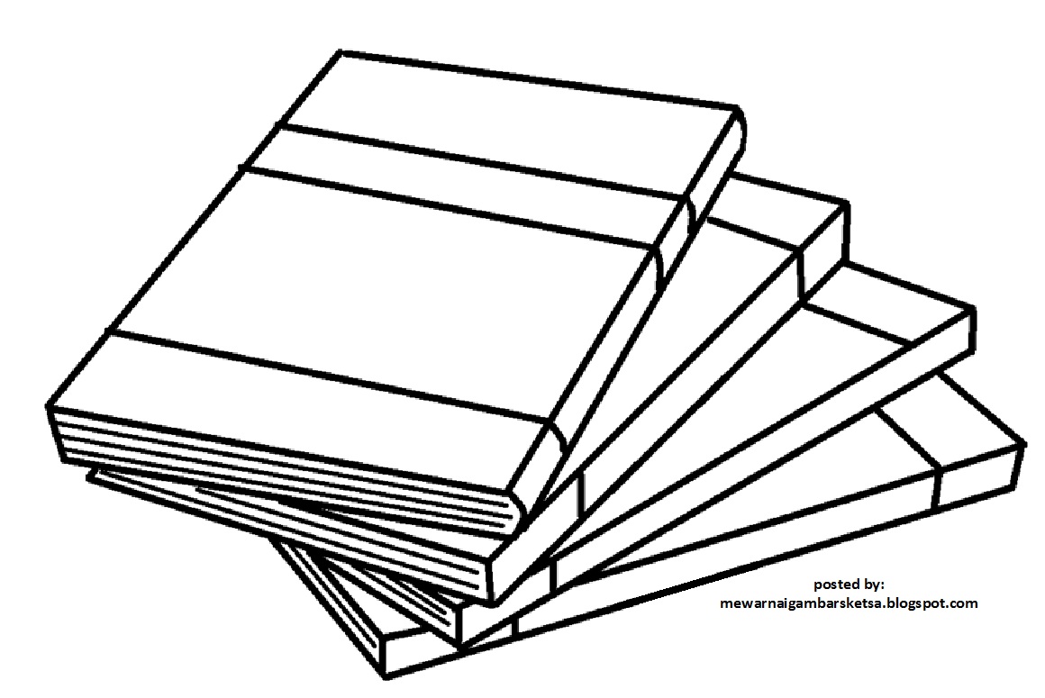 Mewarnai Gambar: Mewarnai Gambar Sketsa Buku 4