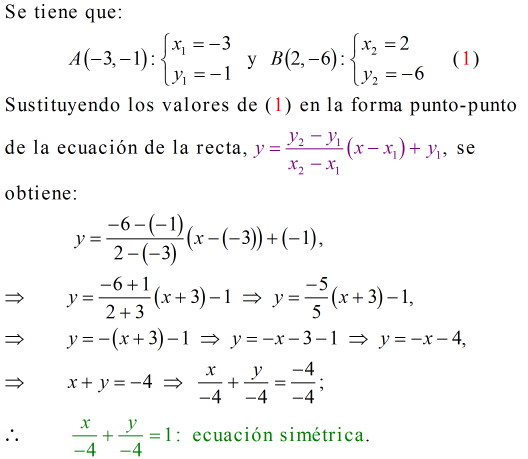 Geometrianalitica Ecuacion Simetrica De La Recta Lehmann 9 7