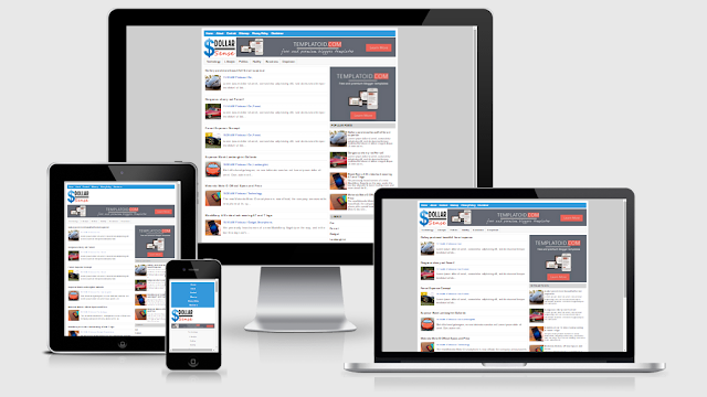 Dollar Sense Responsive Blogger Template