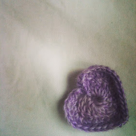 crocheted heart