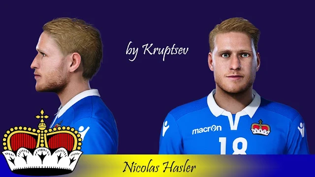 Nicolas Hasler Face For eFootball PES 2021