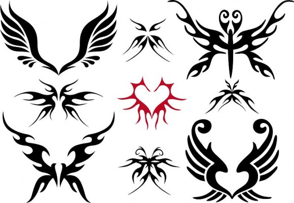 Free Angel Wing Tattoo Designs