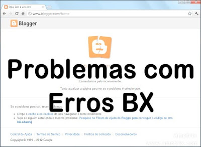 Erro BX no Blogger