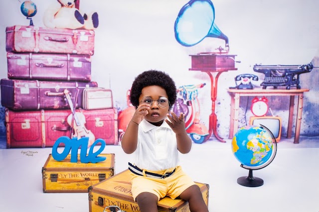 Celebrating Fuji Star, Sule Alao Malaika's Son, Ghufran Ademola Bentley Alao Adekunle's Birthday