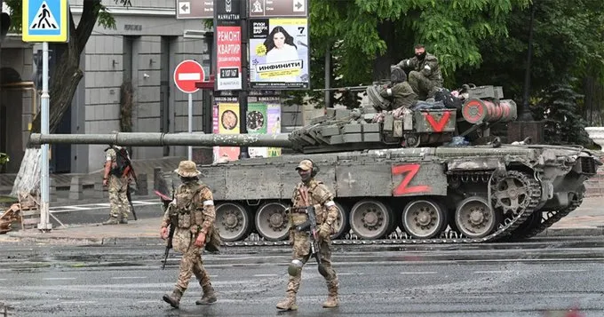 Wagner Army's rebellion against Russia