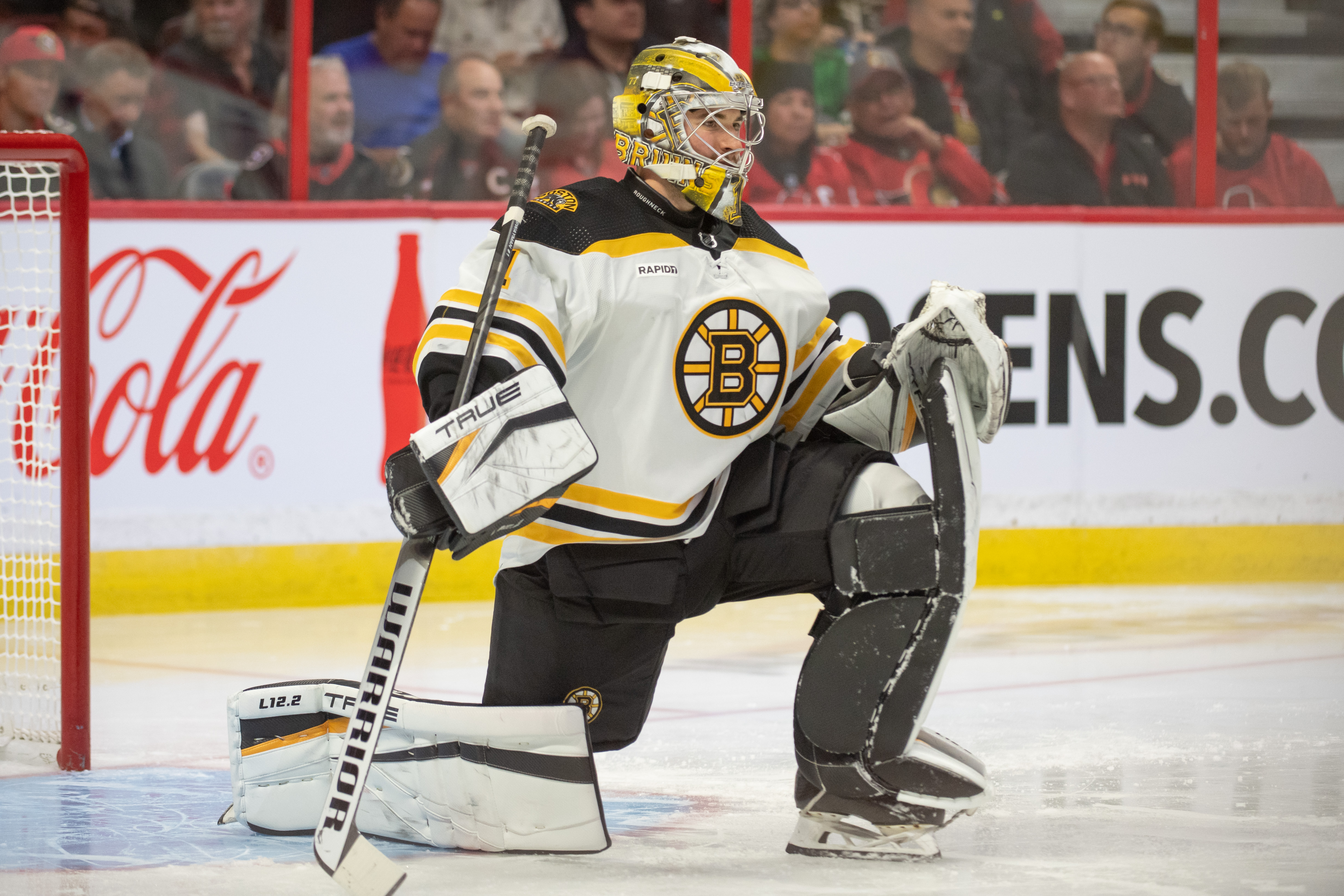 No ill will': Bruins goalie Swayman speaks after arbitration