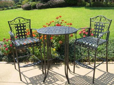 Wrought Iron Outdoor Chairs on Design For The Seasons  Patio Furniture  Wrought Iron