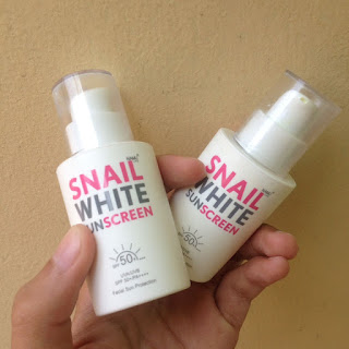 Review Jujur Sunscreen Snail White Spf 50 PA++++