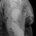 Japanese tattoo horimitsu style Yesterday's first case  koifish 鯉