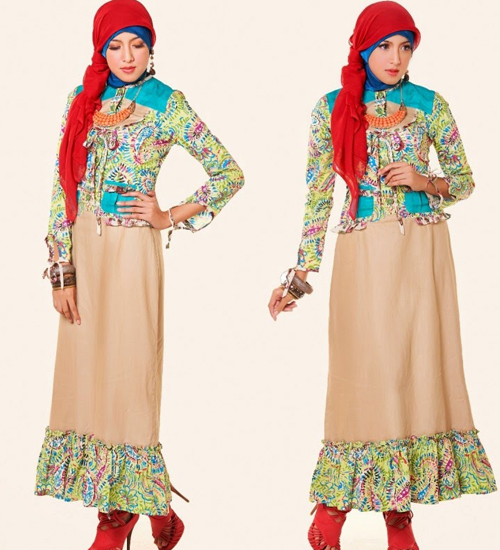 13 Contoh Desain Gambar Model  Baju  Kurung  Modern dan Modis 