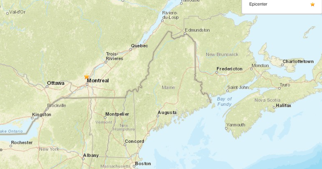 Sciency Thoughts: Magnitude 3.6 Earthquake near Montreal ...