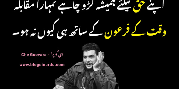 Che Guevara Quotes in Urdu