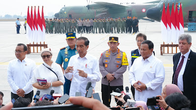 Kapolri Dampingi Presiden Jokowi Kirim Bantuan Tahap Awal ke Gaza