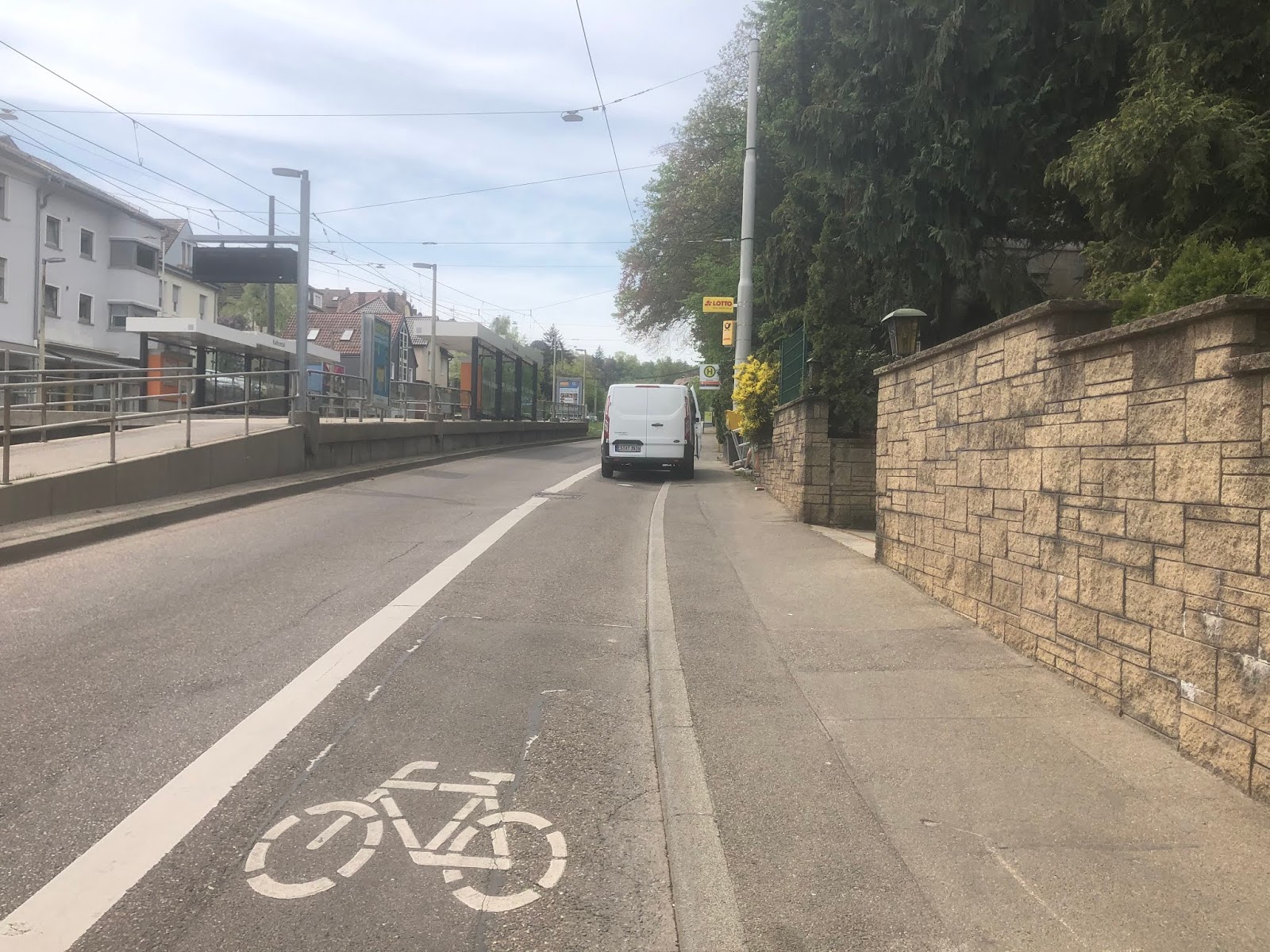 fahrrad streifen gestrichelte linie bgh urteil