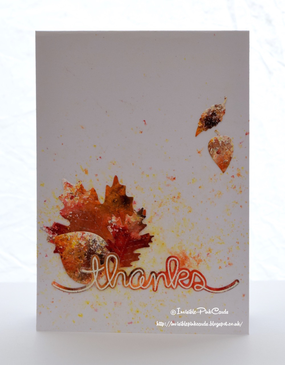 InvisiblePinkCards: Watercolour Leaves