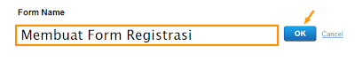 Cara Membuat Form Registrasi Online di Blog