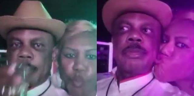 Former Anambra State Governor, Willie Obiano And His Wife, Ebele Enjoying Nightlife (Video)