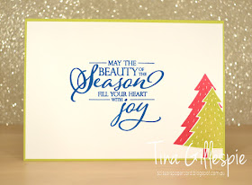 scissorspapercard, Stampin' Up!, Foxy Friends, Merry Christmas To All