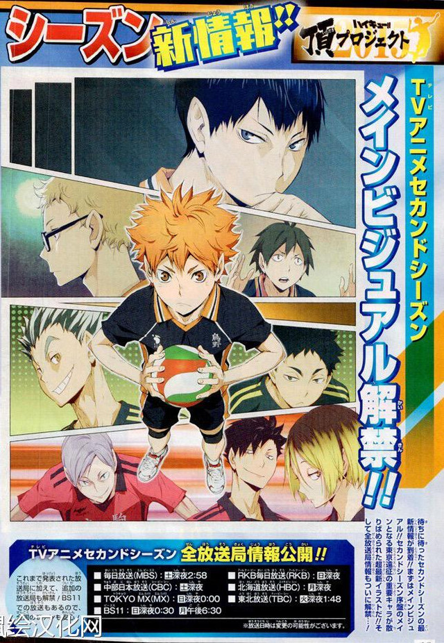 Haikyuu!! segunda temporada imagen promocional