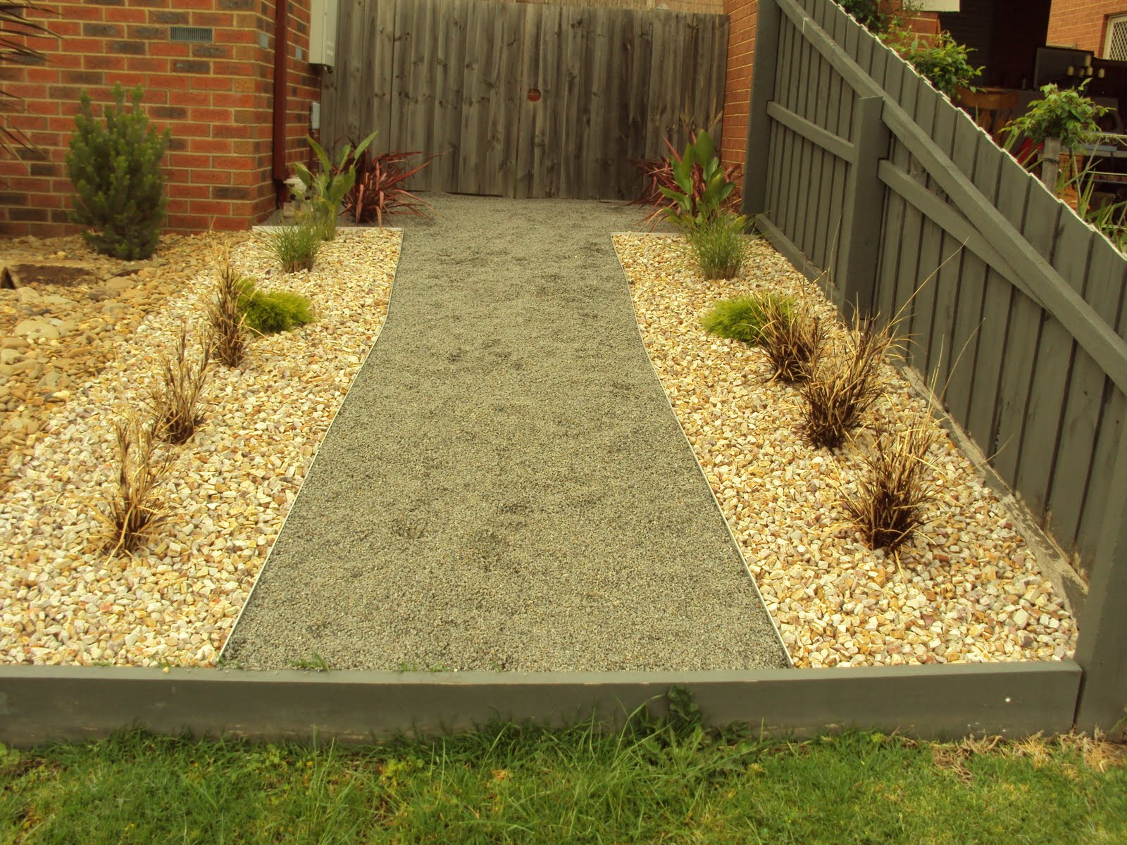 Scorpio Landscaping Geelong: Simple rock garden and path