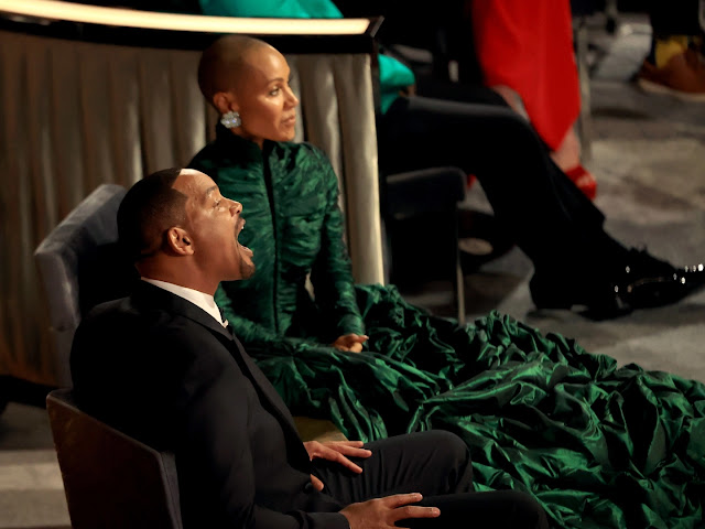 Oscars 2022: Will Smith hits Chris Rock , At Oscars for Joking About Jada Pinkett Smith