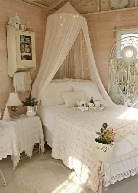 Sweet Shabby Chic Bedroom Decoration Ideas