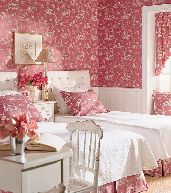 wallpaper room. girls room was featured on