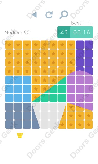 Cheats, Walkthrough for Blocks and Shapes Medium Level 95