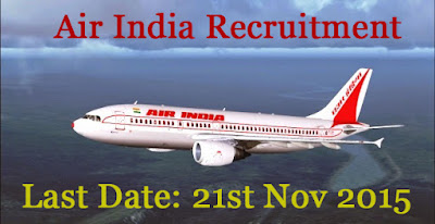 Air India Recruitment 2015