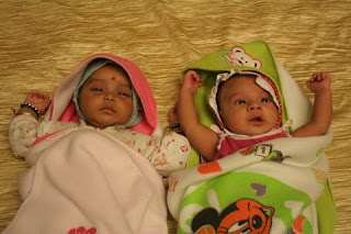 The newborns on the show Shree on Zee TV