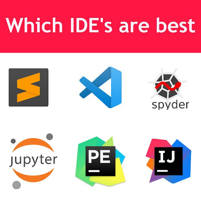 Top 3 IDE'S for Python Online and Offline | Python Text Editor | Total Tech