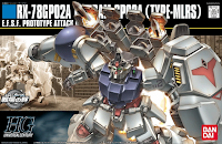 Carátula de la caja del X-78GP02A Gundam GP02A (Type-MLRS)