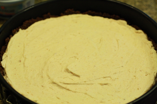 Cheesecake fácil de mantequilla de maní / Easy peanut butter cheesecake
