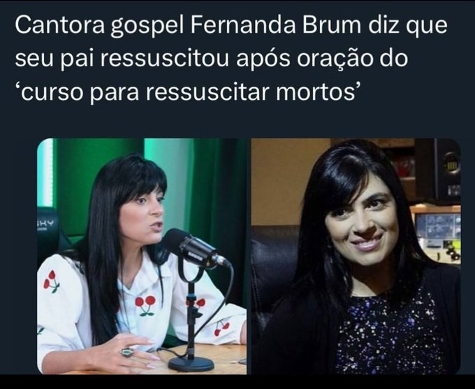 Ex-ator da Globo ofende Fernanda Brum: ‘Deveria estar presa, salafrária’
