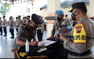 Polres Demak Gelar Sertijab, Tiga Pejabat Utama dan Lima Kapolsek Diganti