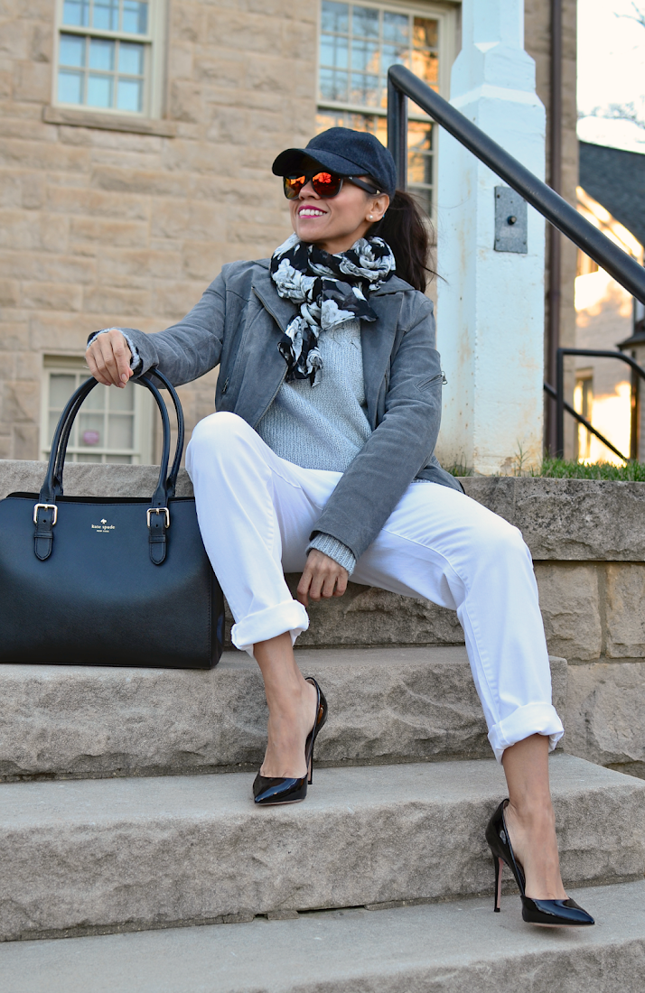 White pants street style