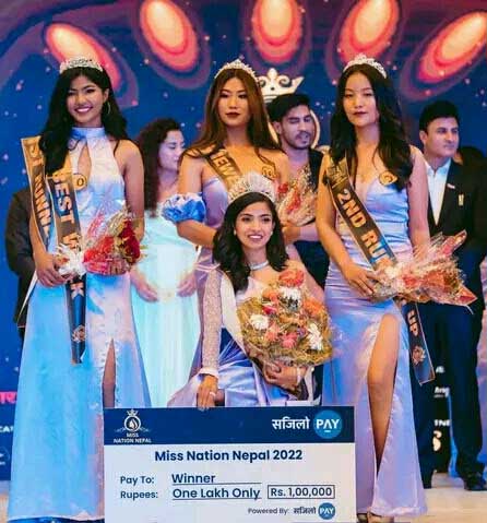 Winners of Miss Nation Nepal 2022