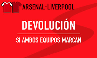 sportium bono 50 euros devolucion Premier League Arsenal vs Liverpool 24 agosto