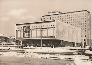 Berlin Kino International postcard 1965 Chronik eines Mordes