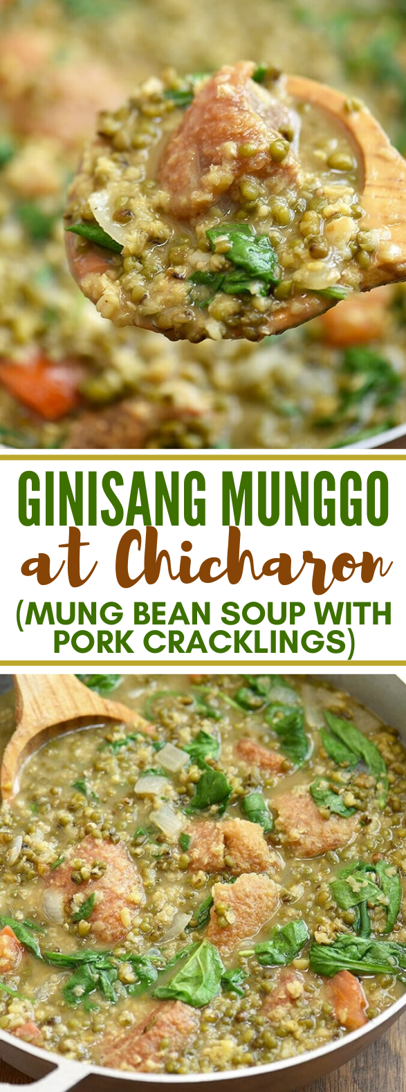 Ginisang Munggo at Chicharon #dinner #budgetfriendly